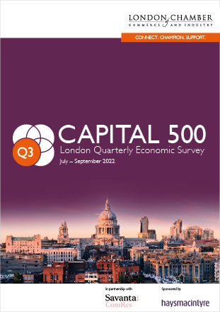 Capital 500: London Quarterly Economic Survey, Q3 2022