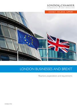 London business and Brexit: Reactions, expectations and requirements